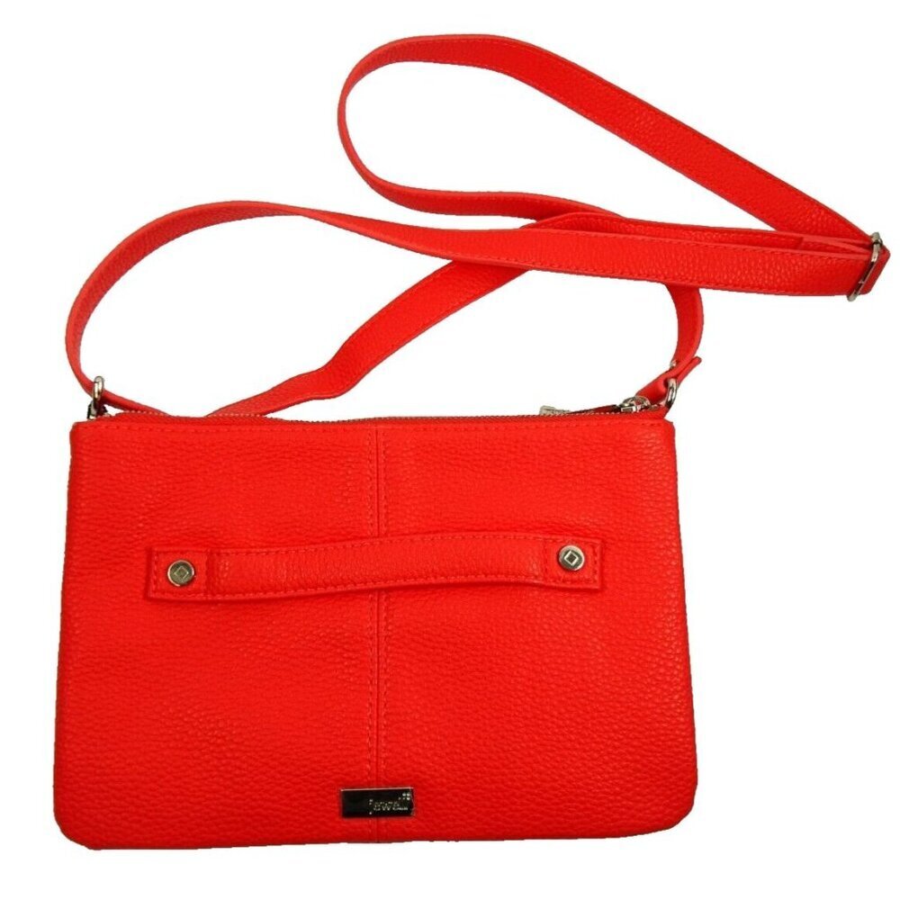 Thirty One Jewell Street Style Clutch Purse Crossbody Bag Coral Kisses Pebble